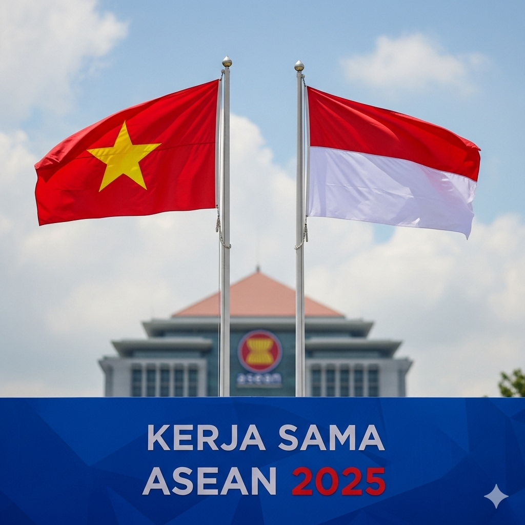 Vietnam Indonesia 2025 kerja sama strategis ASEAN politik ekonomi budaya